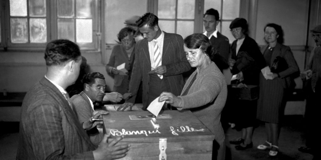 Le premier vote des femmes françaises – 29 avril&nbsp;1945