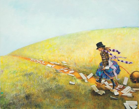 Courir entre les feuillets